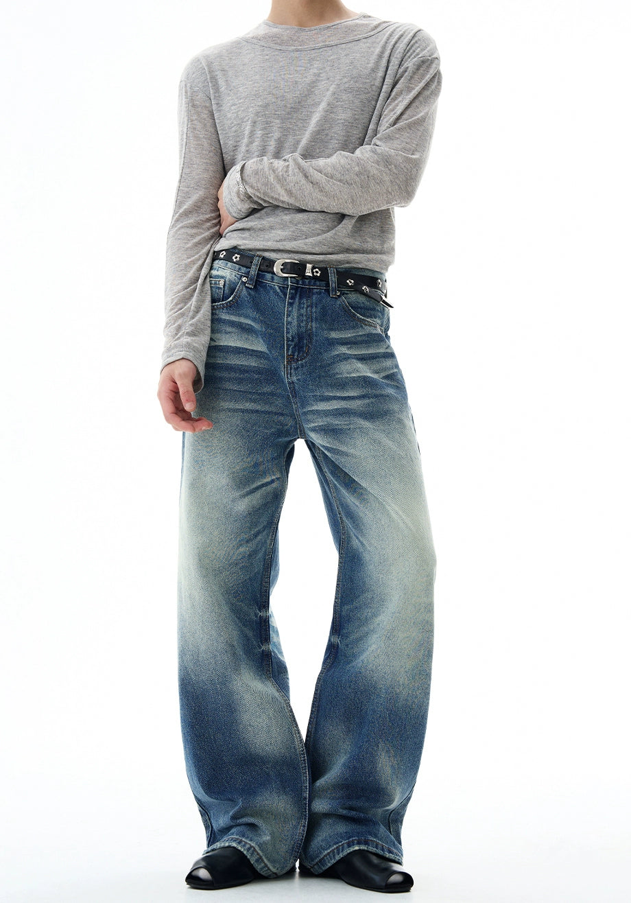 Glacier Fade Flare-Leg Jeans