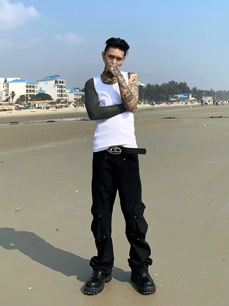 Midnight Gallery Ribbed Tank