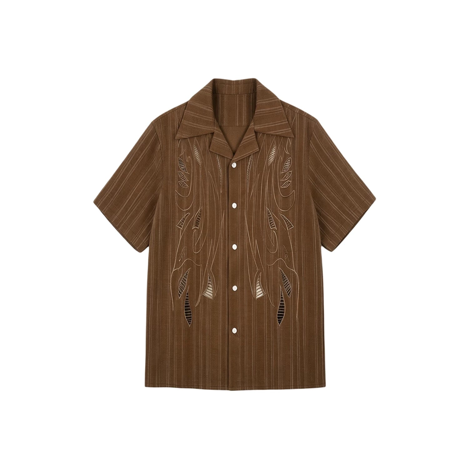 Amber Ember Cutout Camp Shirt