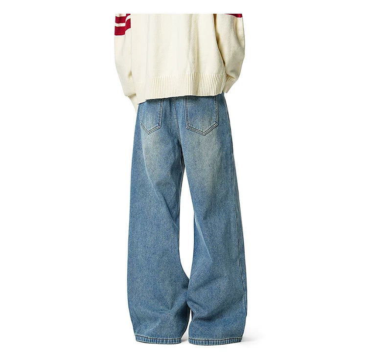 Coal Fade Barrel-Leg Jeans