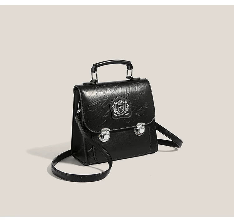 Midnight Crest Mini Satchel