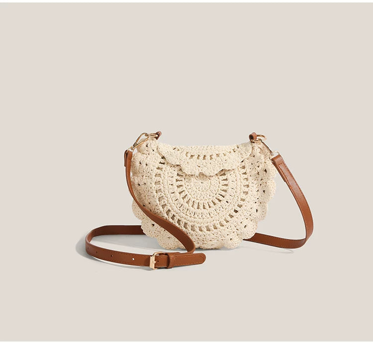 Crochet Scallop Crossbody