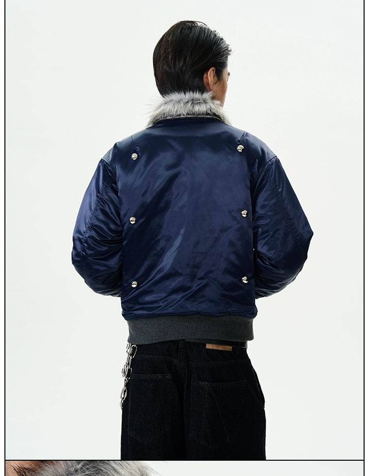 Frosted Orbit Bomber Jacket