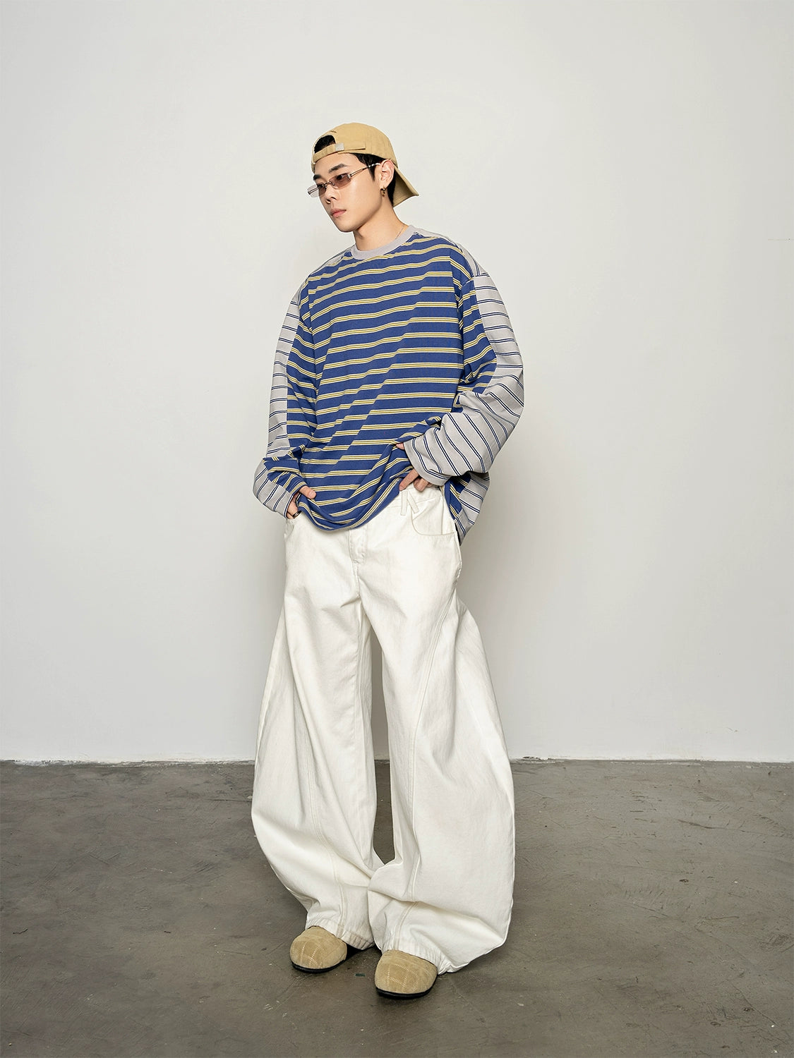 Solar Drift Dual Stripe Sweatshirt