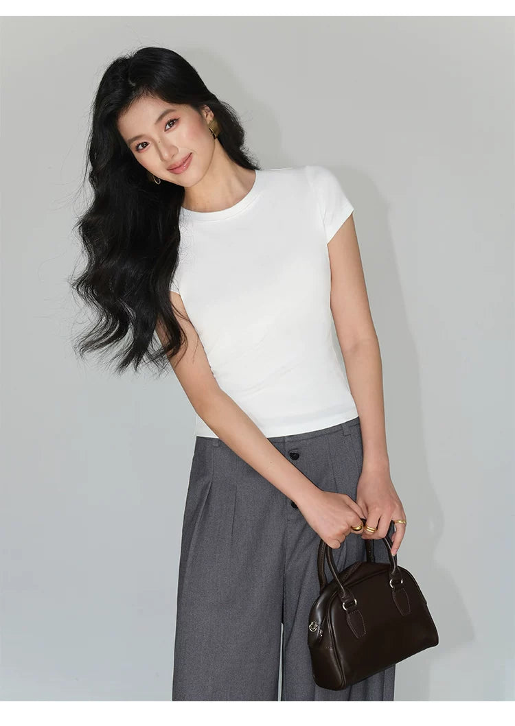 Everyday Sculpt Fitted Crewneck Tee