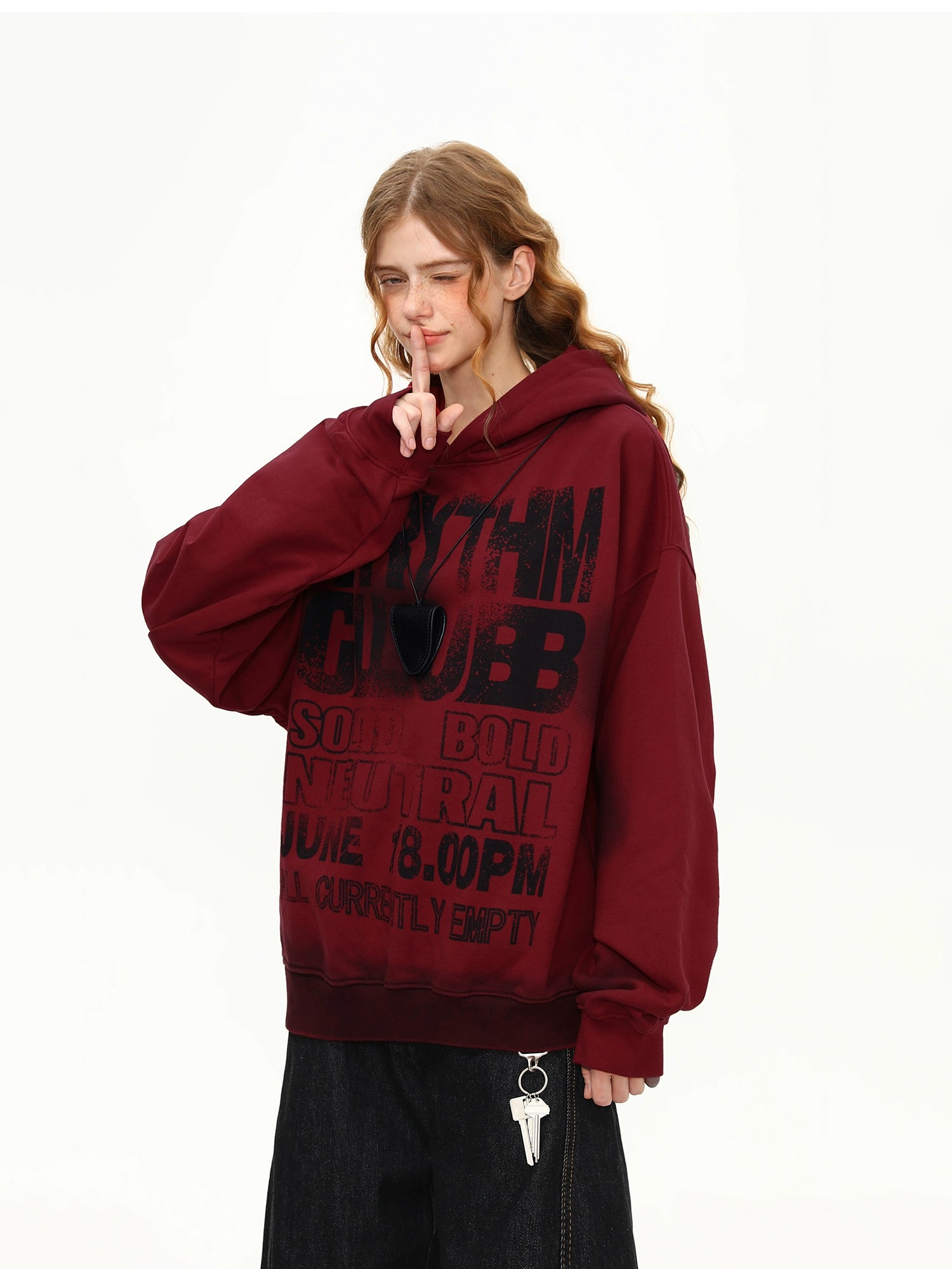 Crimson Rhythm Club Hoodie