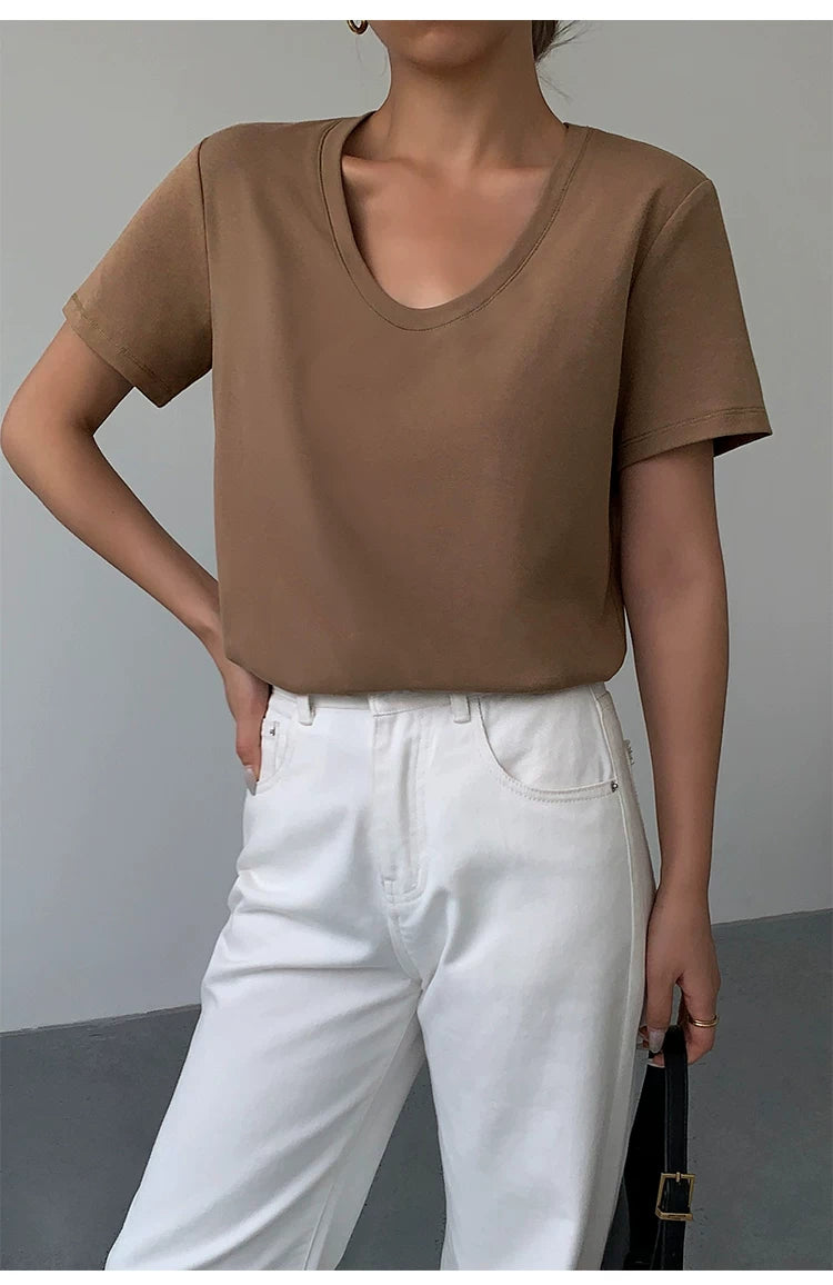 Coastal Muse Scoop-Neck Tee