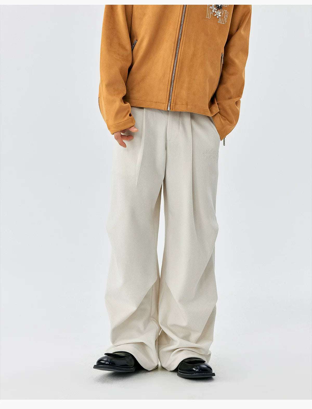 Archive Pleated Wide-Leg Trousers