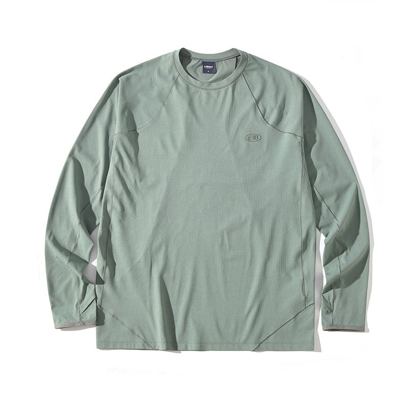 Textured Crewneck Performance Sweatshirt