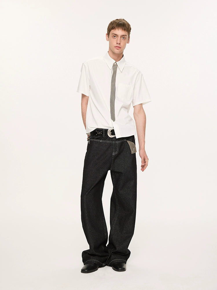 Preppy Short Sleeve Shirt