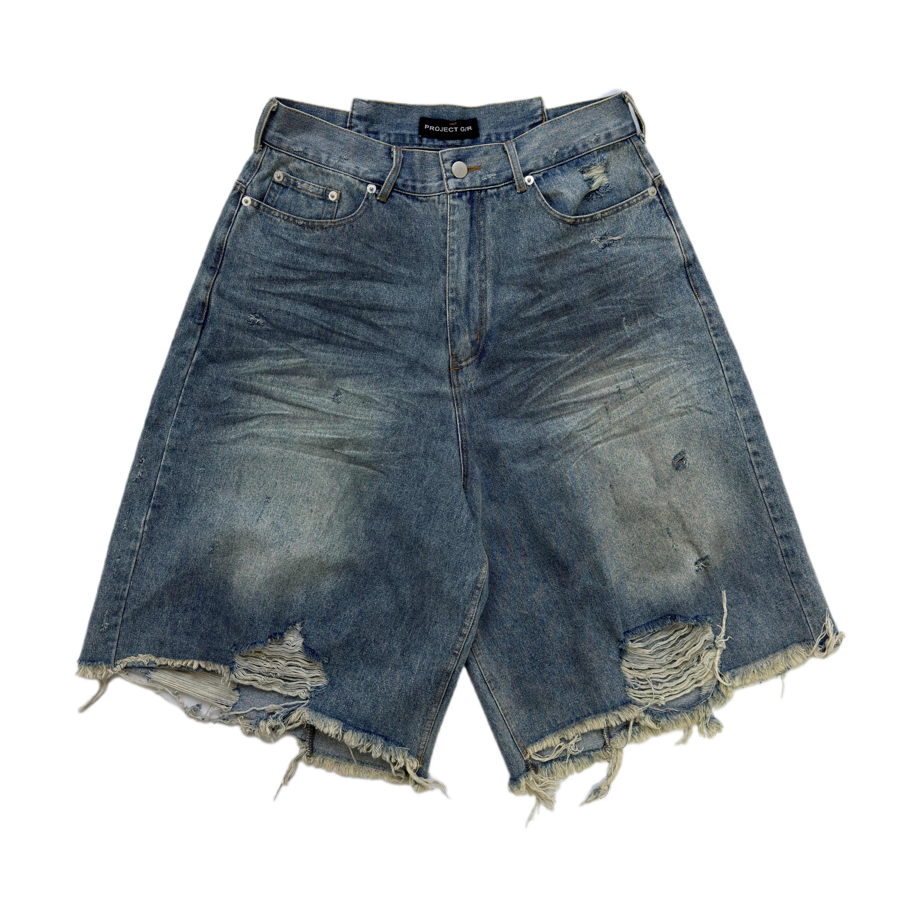 Quarry Ruin Cutoff Denim Shorts