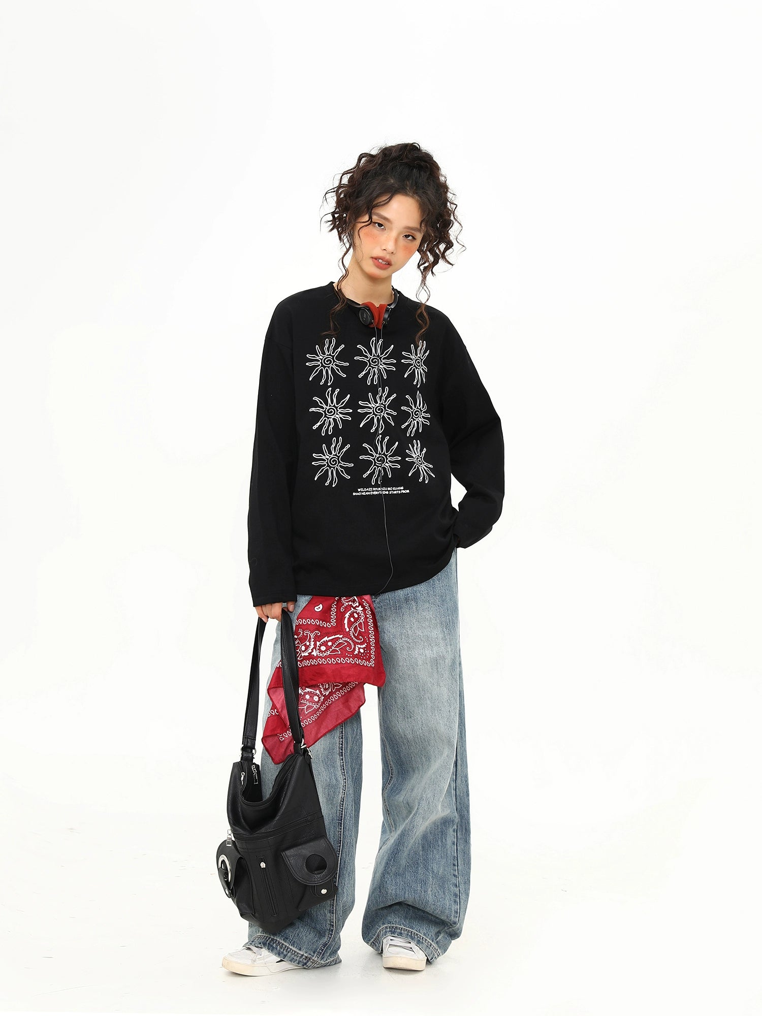 Solar Sketch Long Sleeve Tee