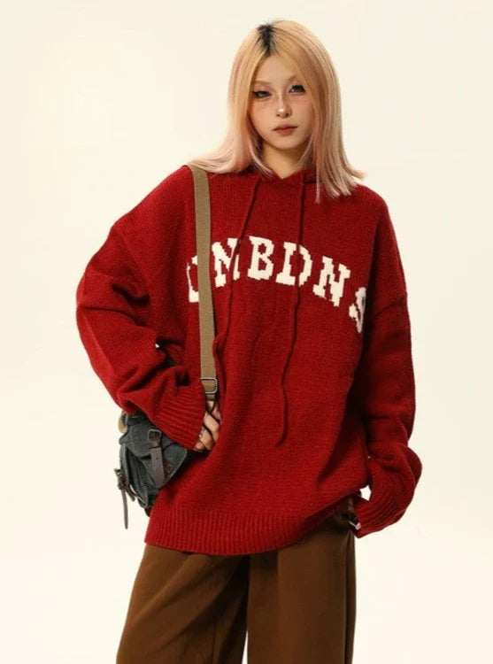 UNBDNS Hooded Knit Sweater Jacket