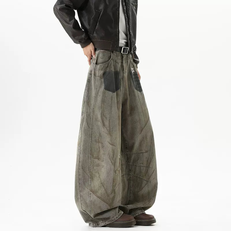 Rust Drift Graffiti Balloon Jeans