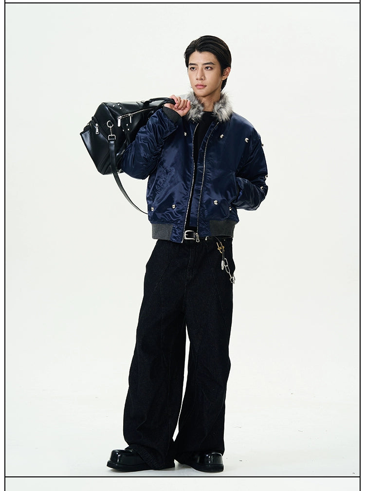 Frosted Orbit Bomber Jacket