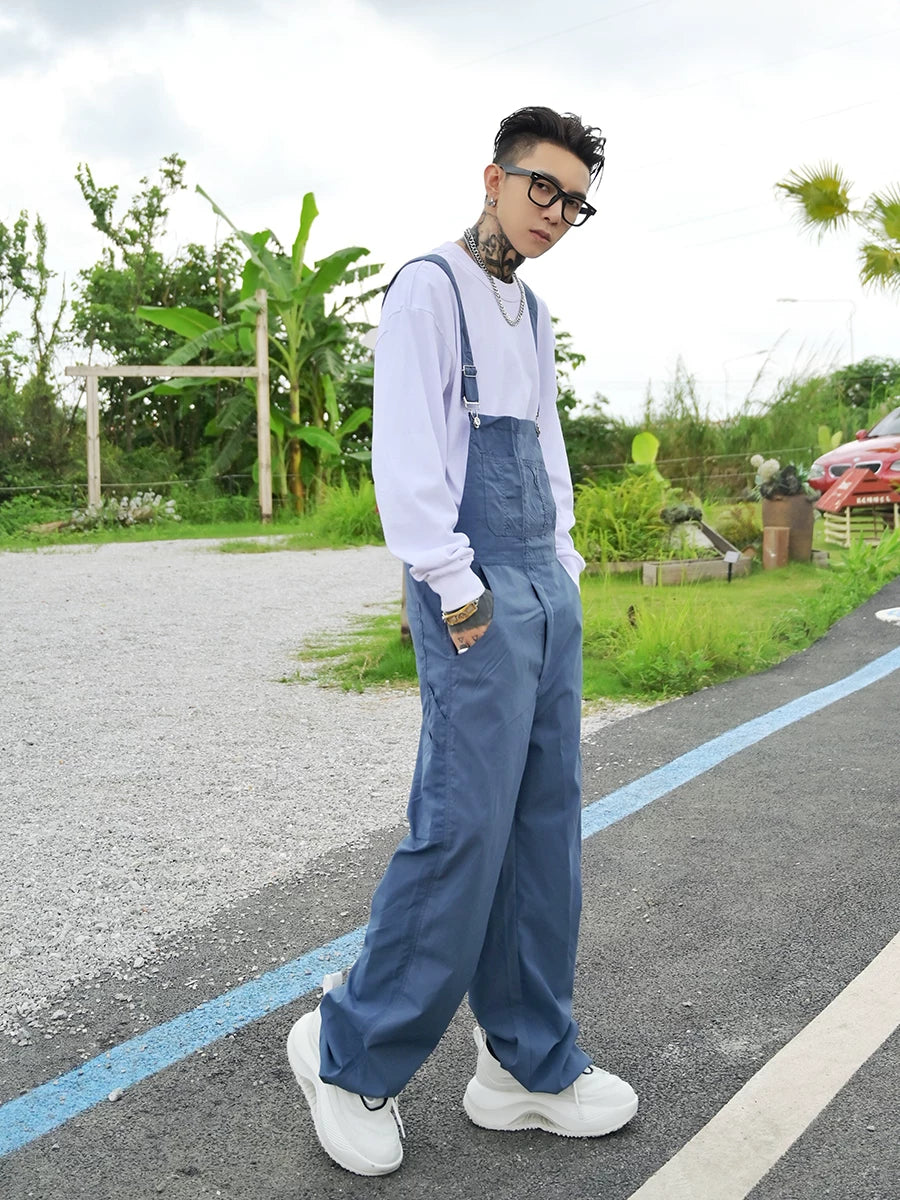 Skyline Workwear Wide‑Leg Overalls