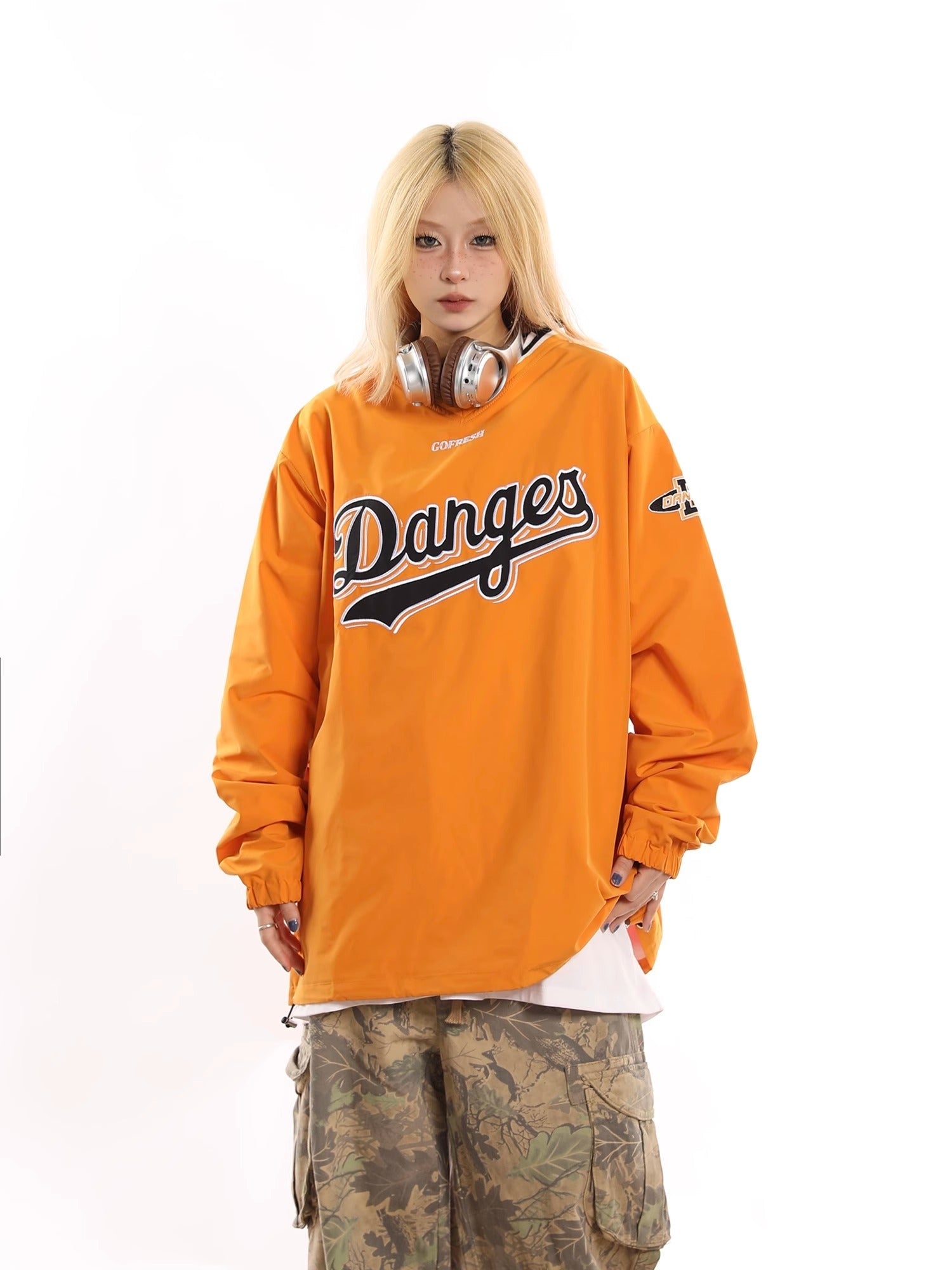 Danges Baseball Pullover Sweatshirt