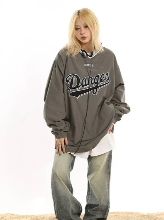 Danges Baseball Pullover Sweatshirt