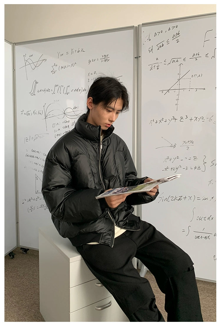 Classic Black Down Puffer Jacket