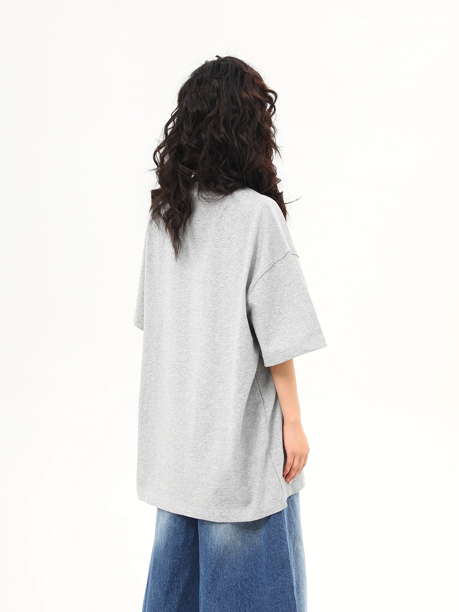 Grateful Chicago Lettering Gray Tee