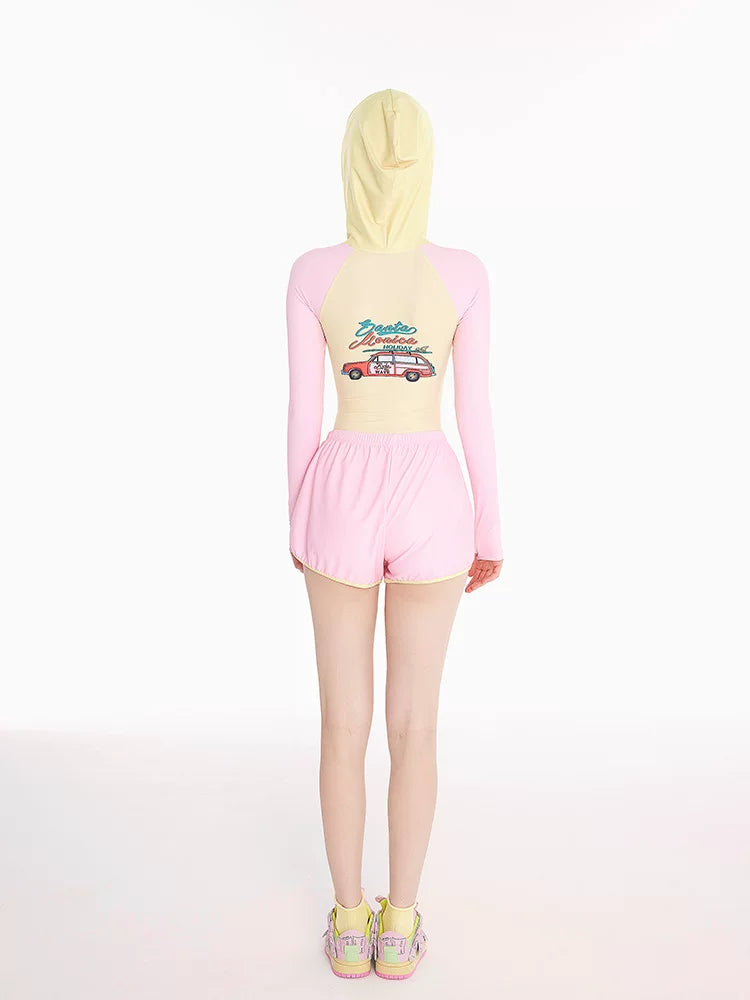 Sherbet Sprint Hoodie Swim Set