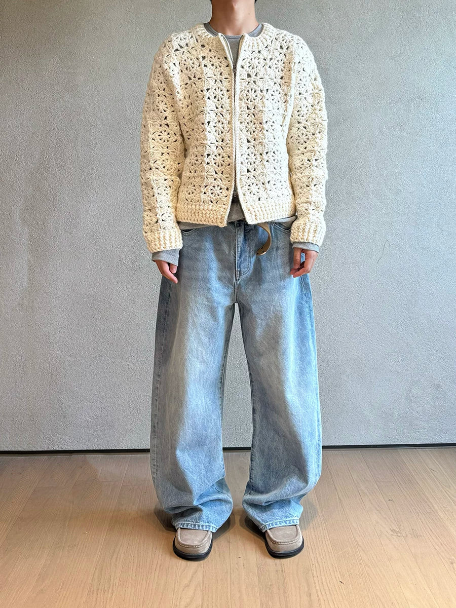 Sunwashed Ease Wide Denim