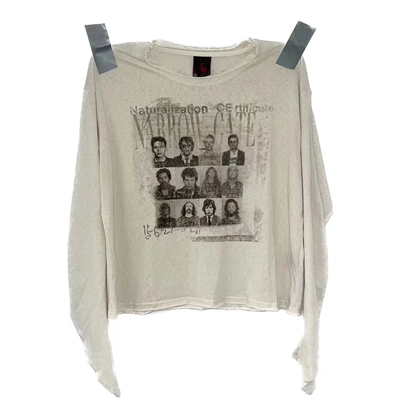 Rock Wanted Snowfall Scimitar Long Sleeve Tee