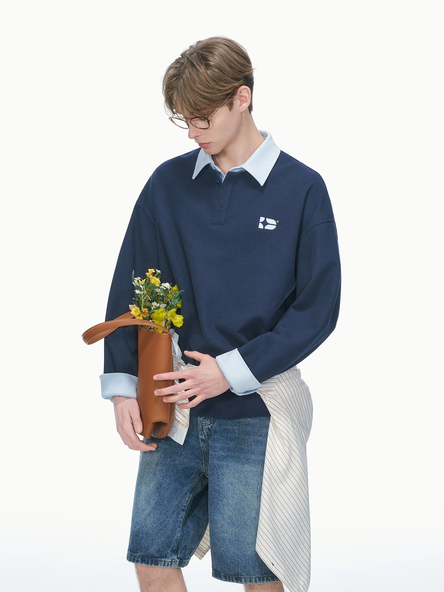 Varsity Collar Rugby Sweatshirt