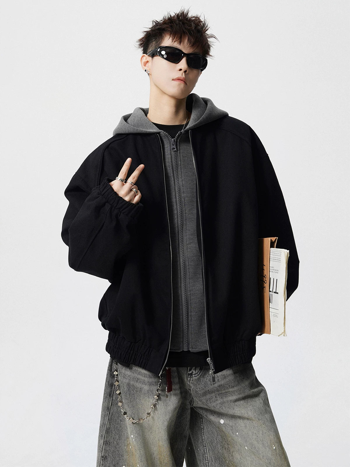 Midnight Layered Street Bomber