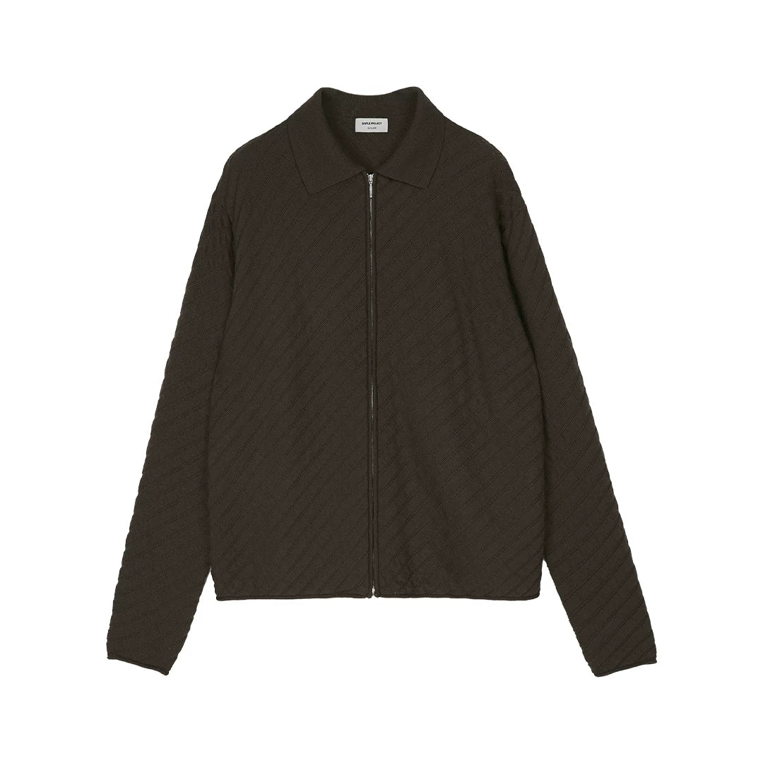 Quilted Zip-Up Jacket