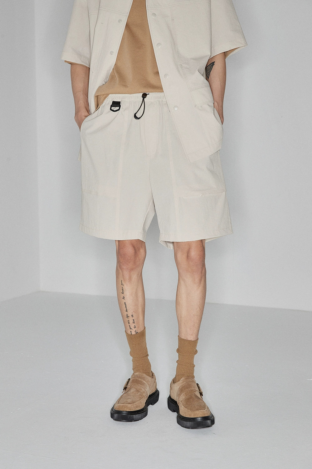 Drawstring Chino Shorts