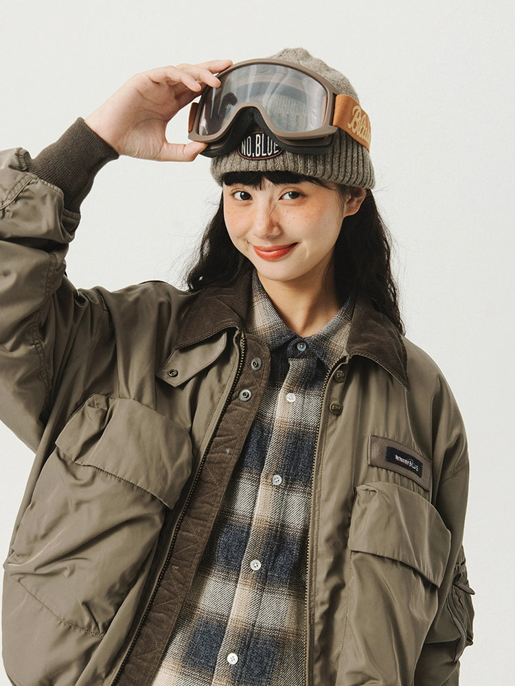 Utility Pocket Bomber Jacket