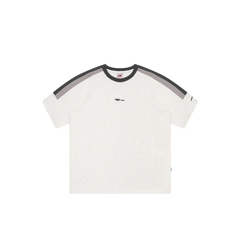 T-Shirt with Wide Stripes - chiclara