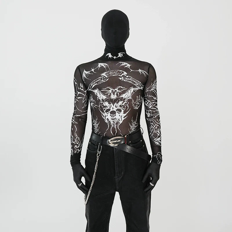 Nightspawn Tattoo Mesh Top