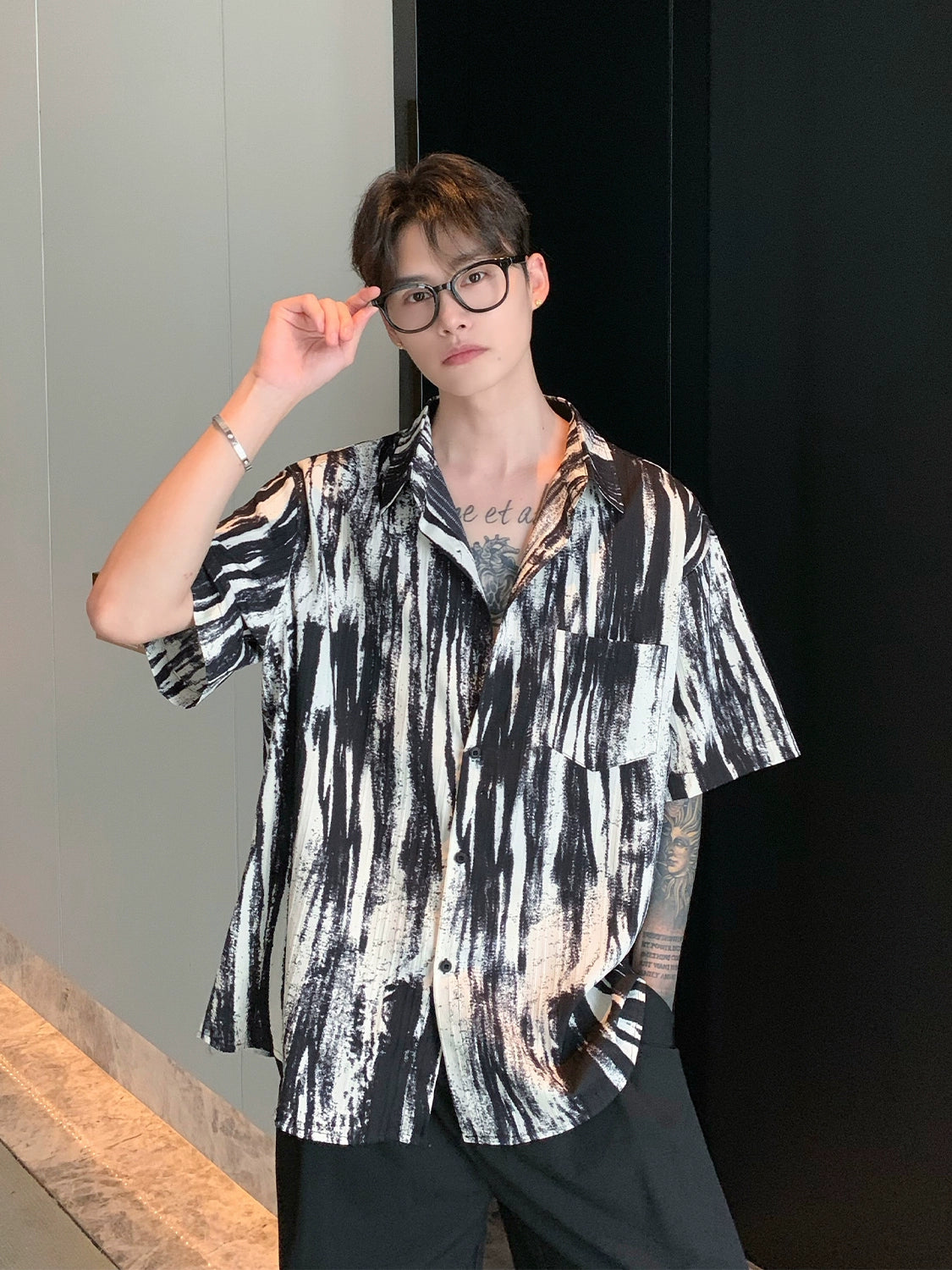 Abstract Brush Stroke Shirt