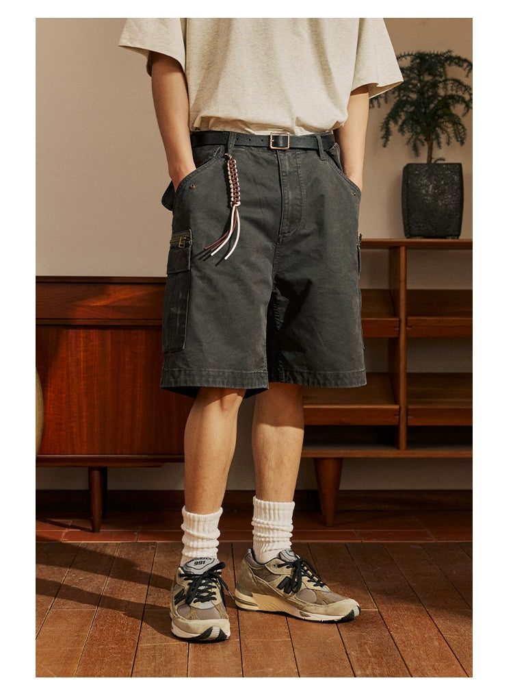 Reißverschlusstäure -Casual Shorts