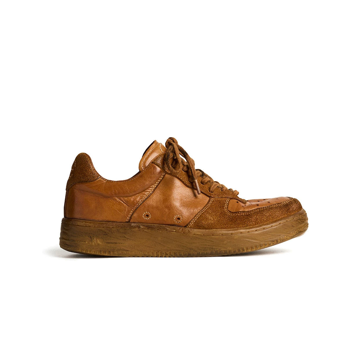 Heritage Distressed Leather Sneakers