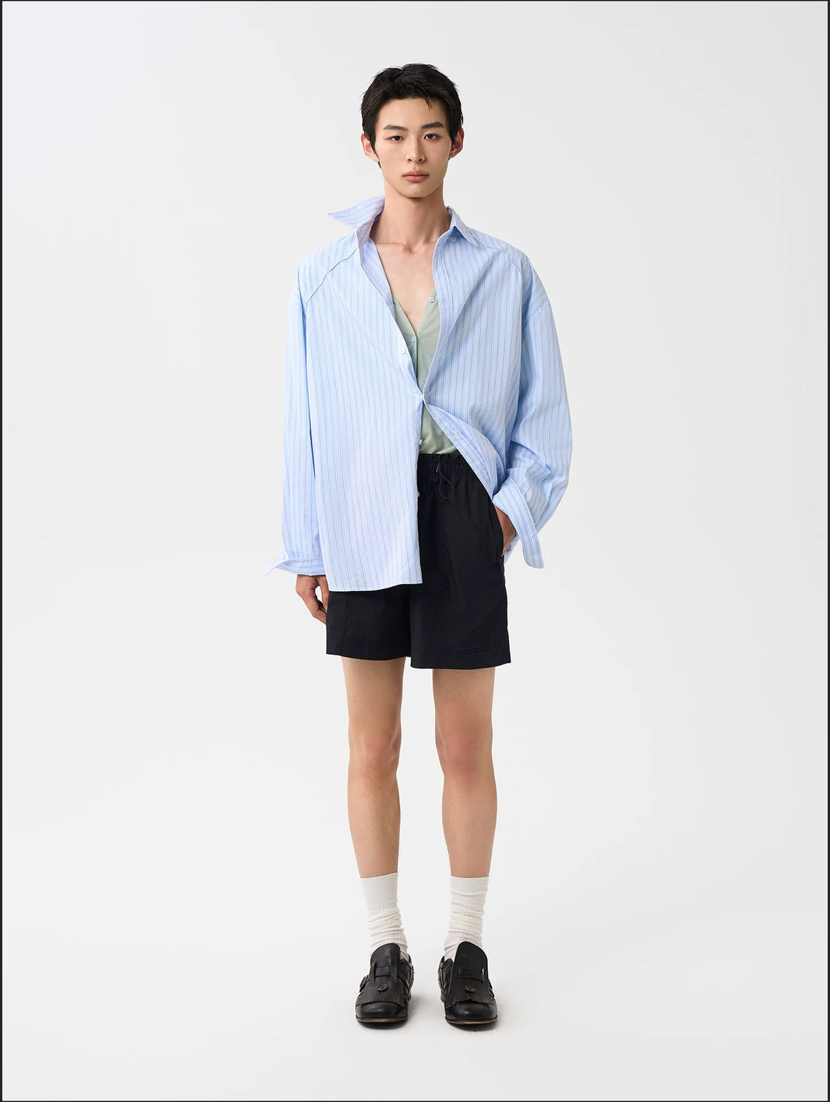 Airstream Pinstripe Oversized Shirt