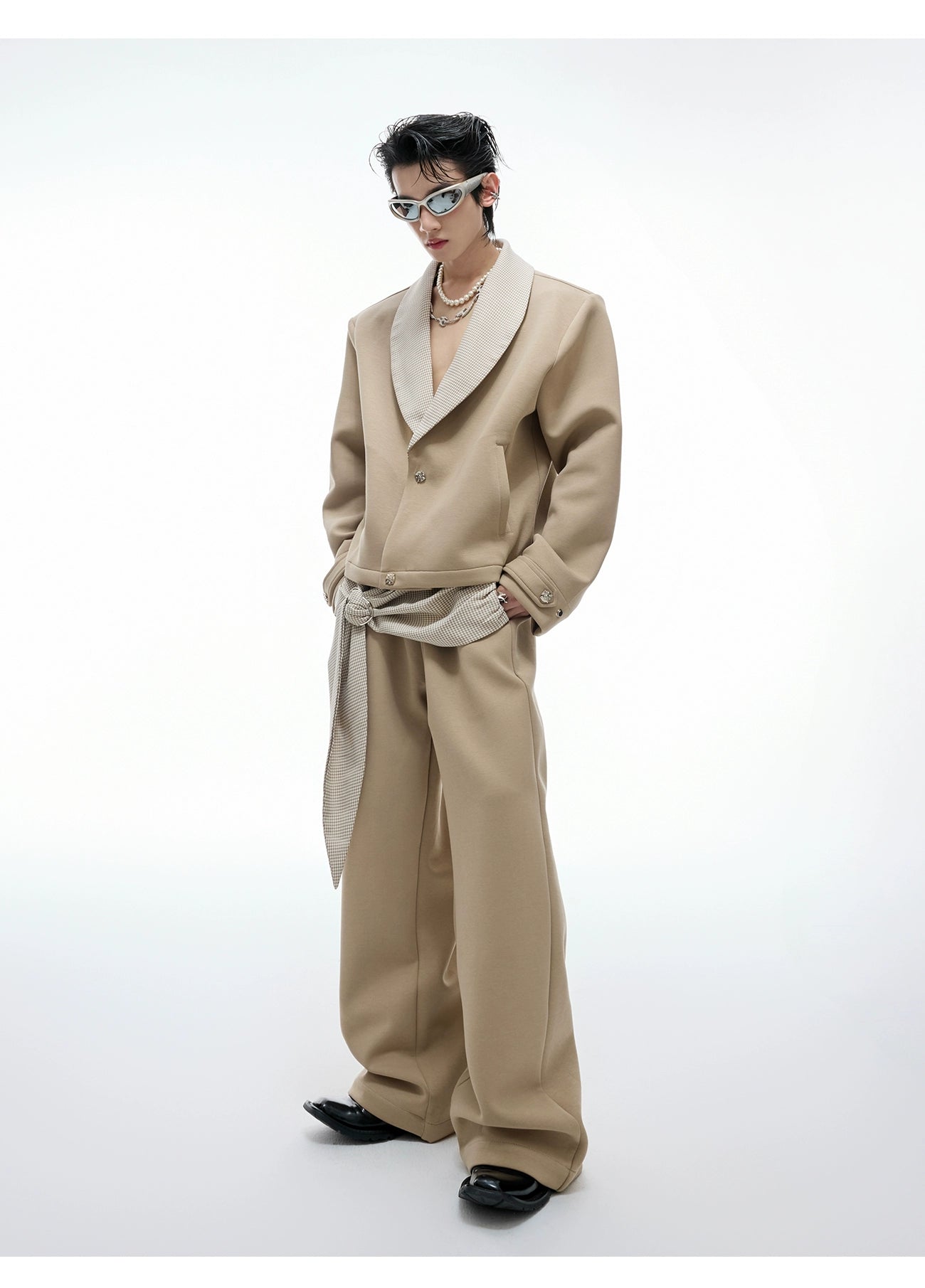 Wide Lapel Suit and Pants Setup