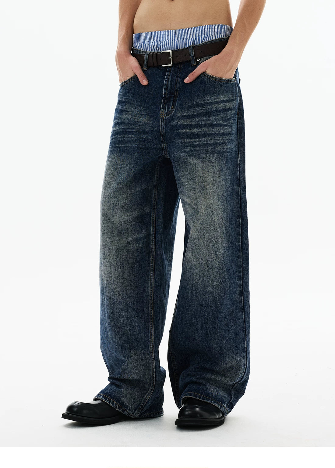 Drift Wash Wide Jeans