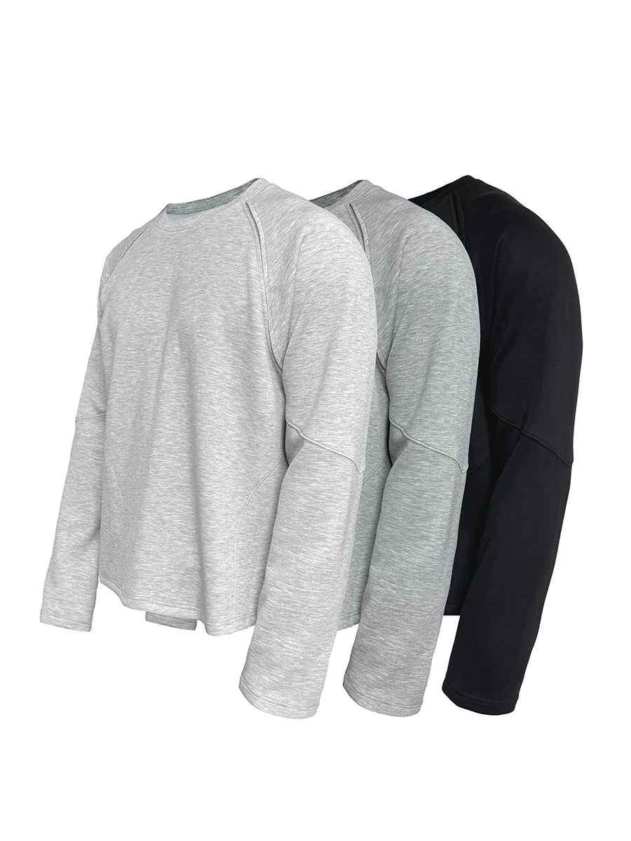 Panelled Crewneck Sweatshirt