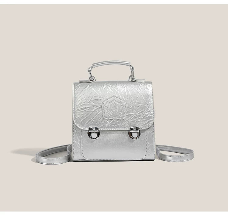 Midnight Crest Mini Satchel