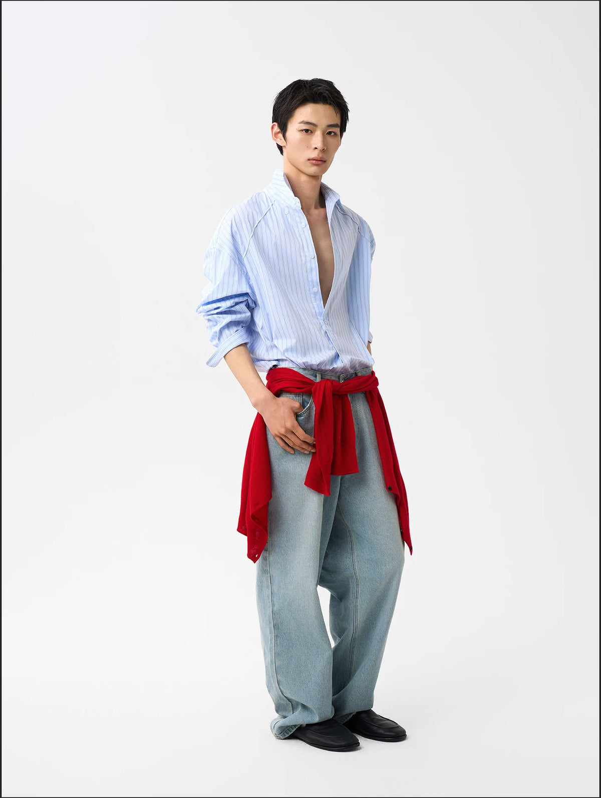 Airstream Pinstripe Oversized Shirt