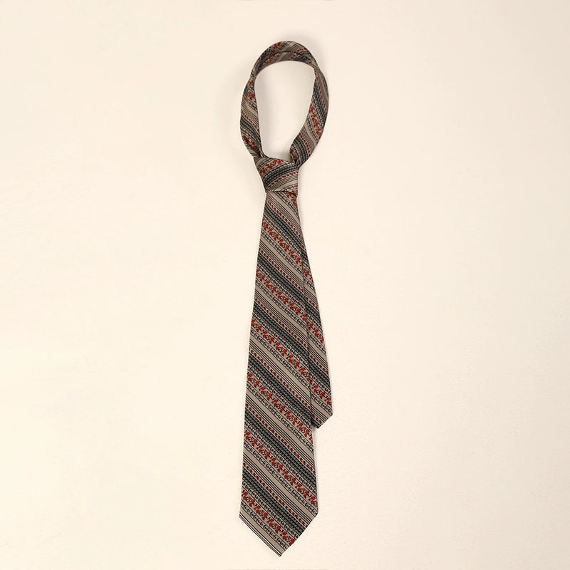 Vintage Patterned Necktie
