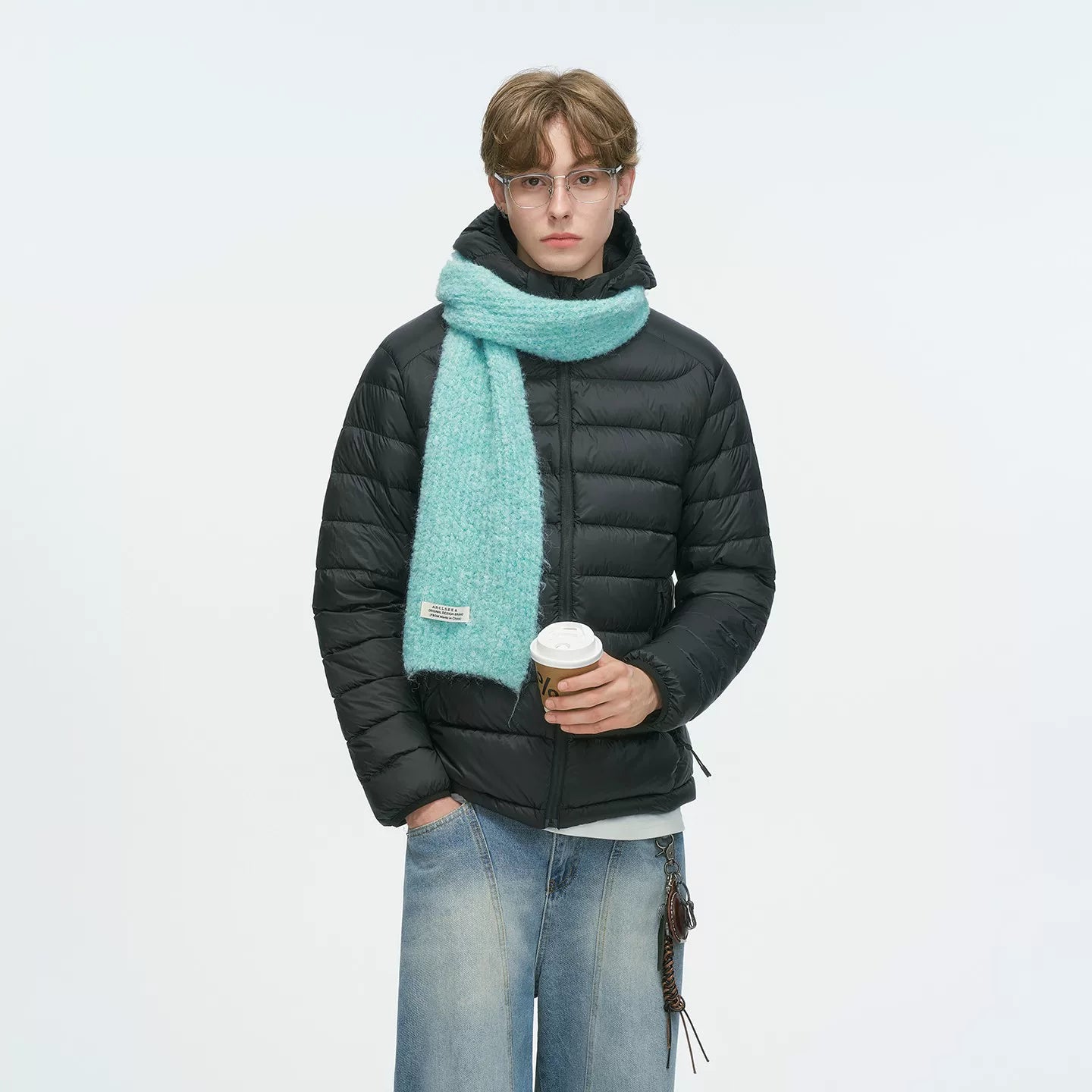 Frostbeam Dual-Tone Puffer Hoodie