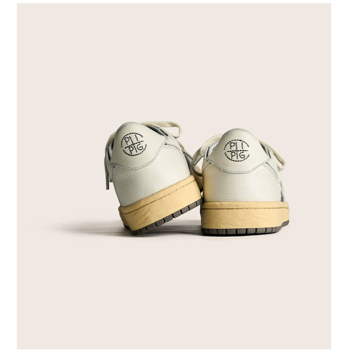 Vintage Court Cowhide Leather Sneakers