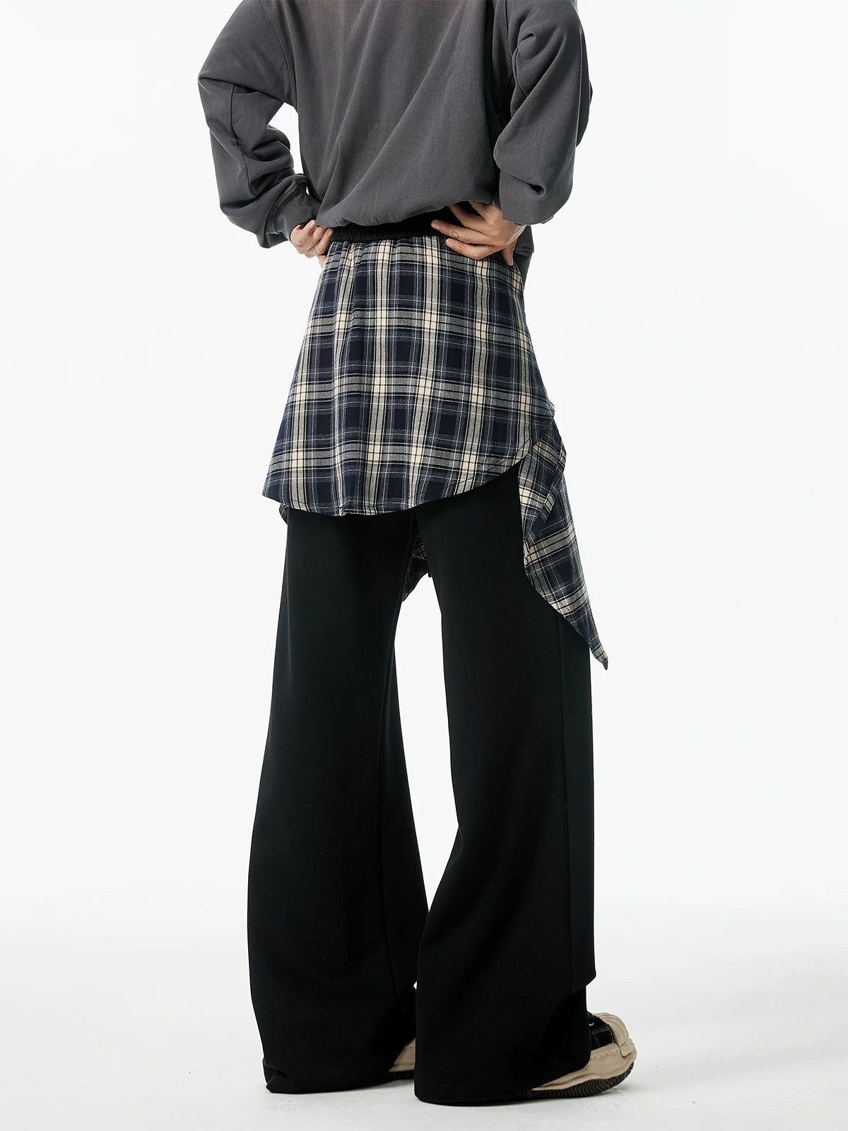 Flannel Wrap Hybrid Jogger Pants