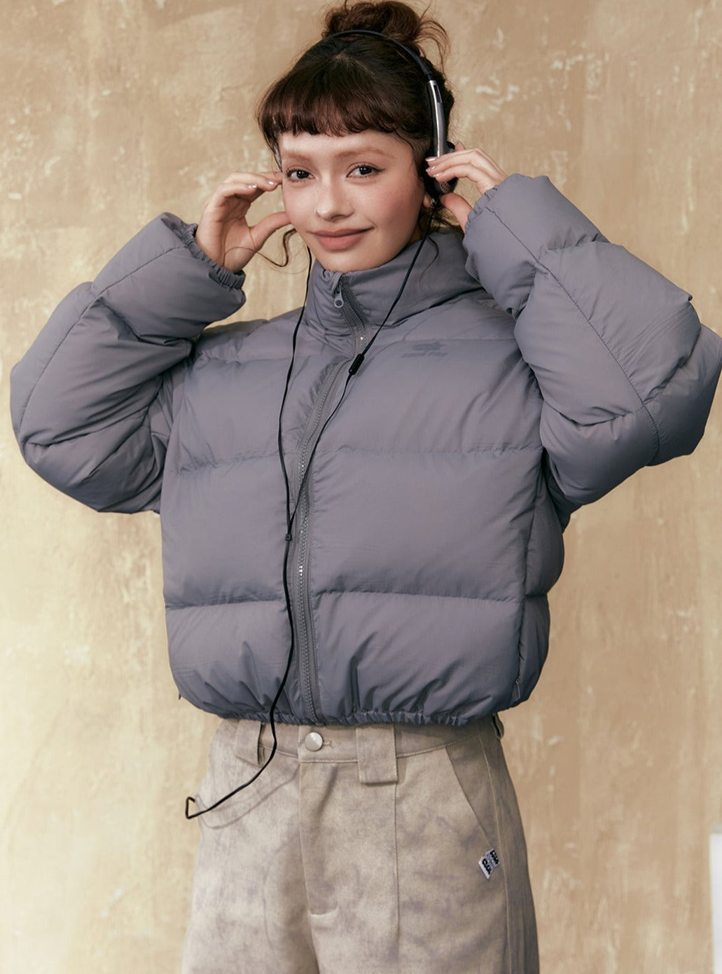 Urban Short Style 90Fil Puffer Jacket - chiclara