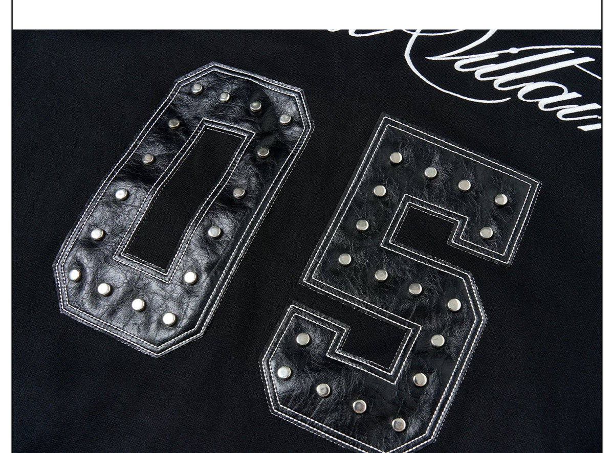 Midnight Crest Script Zip Hoodie