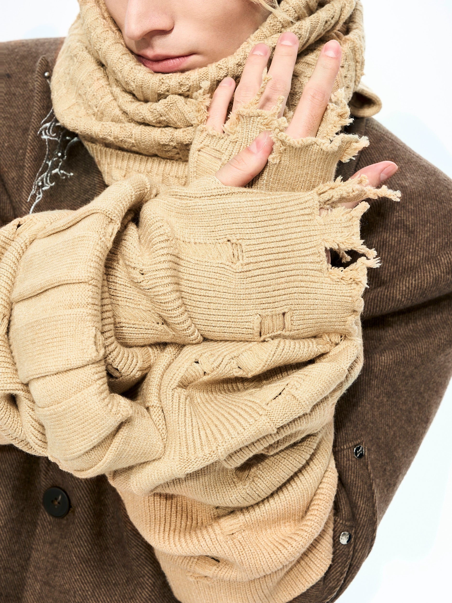 Desert Knit Arm Warmers